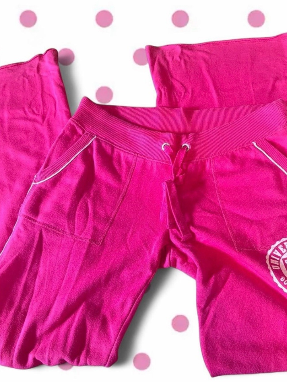 Y2K Victoria Secret Drawstring Sweatpants🤍